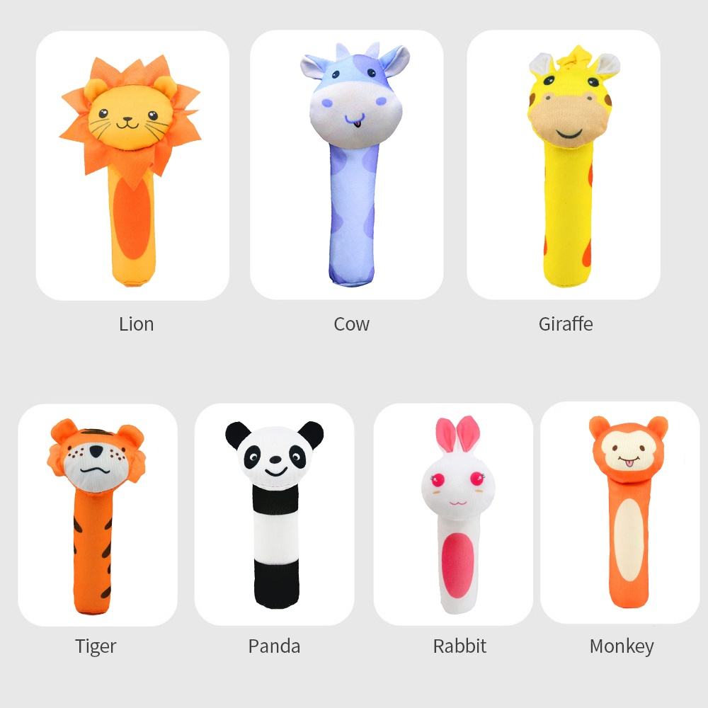 Halobaby Mainan Tangan Bayi Bunyi Baby Hand Rattle Toy Stick