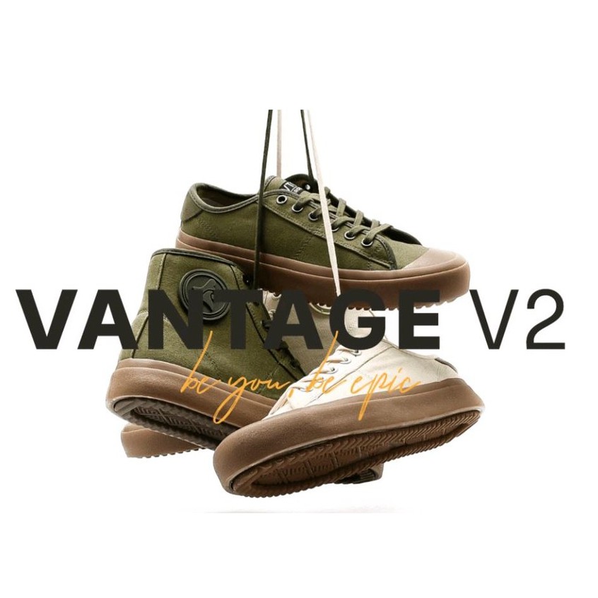 Sepatu Brodo Vantage V2 Gum [Natural White Gum/Olive Gum]-1