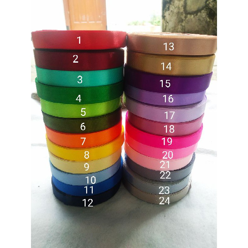 

pita satin 1/2 inchi pita kado per meter