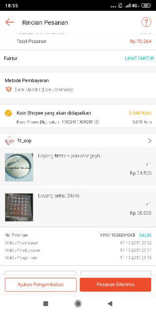 Loyang Fitzza + Pemotongnyh 22cm