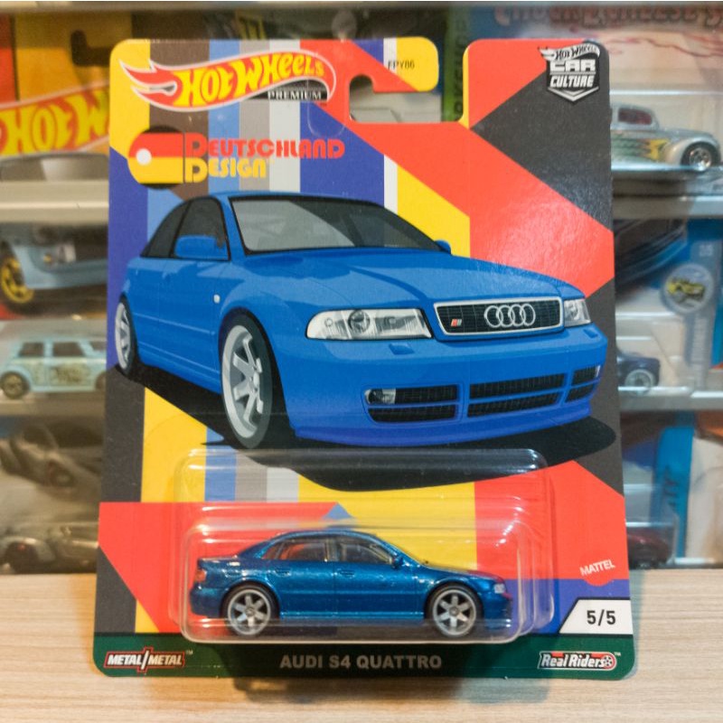 HOT WHEELS AUDI S4 QUATTRO - DEUTSCHLAND DESIGN - PREMIUM