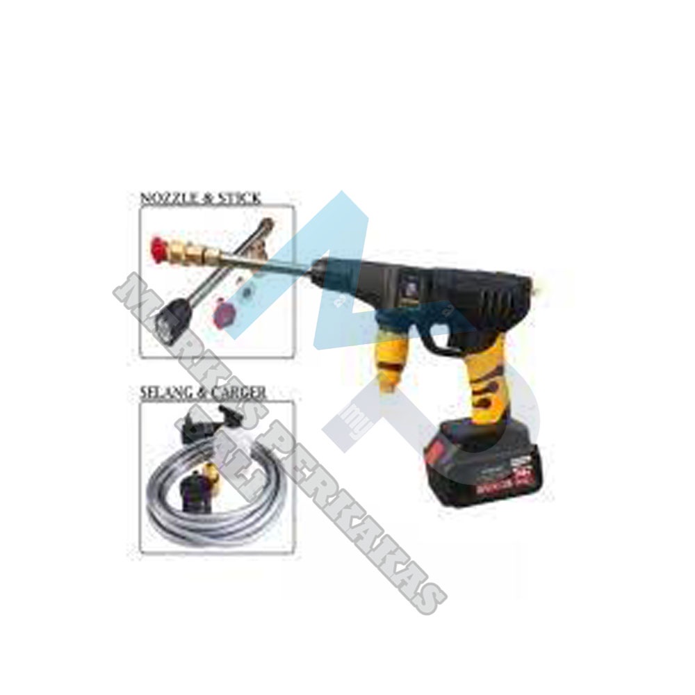 Amtech Cordless Jet Cleaner 24V Mesin Cuci Mobil Motor Baterai