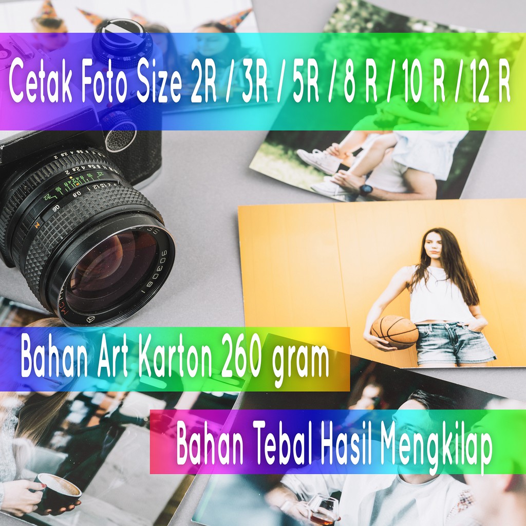 Cetak Foto Ukuran 2R/3R/4R Full Foto