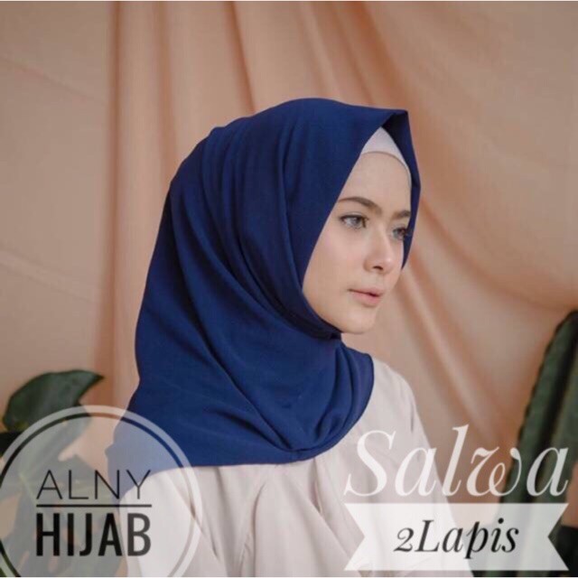 Alny Hijab - Jilbab Instan Siria Series 1Slup Crepe High Quality Antem tammia Rempel Depan Praktis kerja