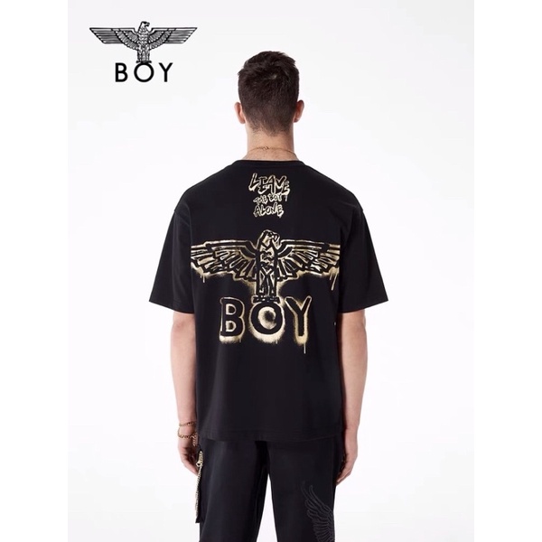 BOY33 T-SHIRT KAOS BOY LONDONPRIA WANITA TIGER GOLD