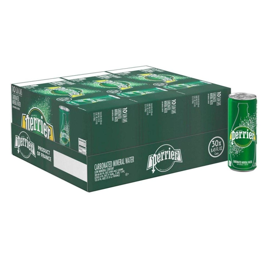 

Perrier Carbonated Sparkling Mineral Water 250ml [30 Kaleng]