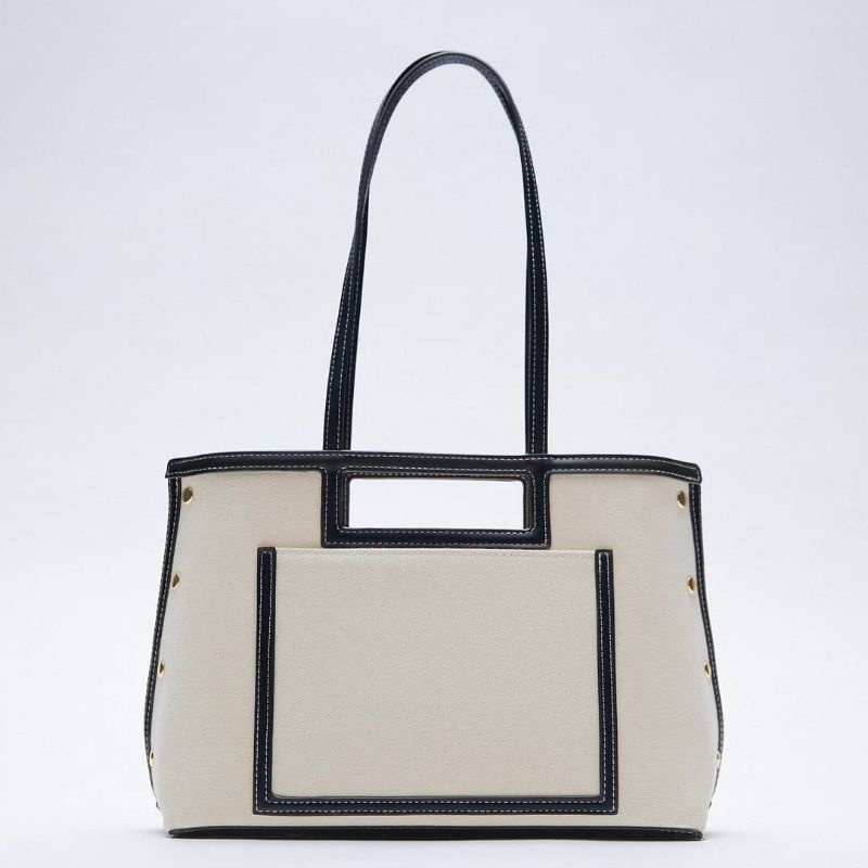 ZRA CUT-OUT TOTE BAG