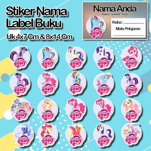 

Stiker twilight pinkie putri ratity apple jack luna cadance bloom sweetie rainbow dash Karakter Lucu Custom Lebel Nama cromo murah 20 Varian berbeda Sticker Pelajaran Mapel buku anak sekolah No 10