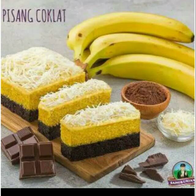 BOLU LAPIS BOGOR SANGKURIANG - Pisang Coklat Keju