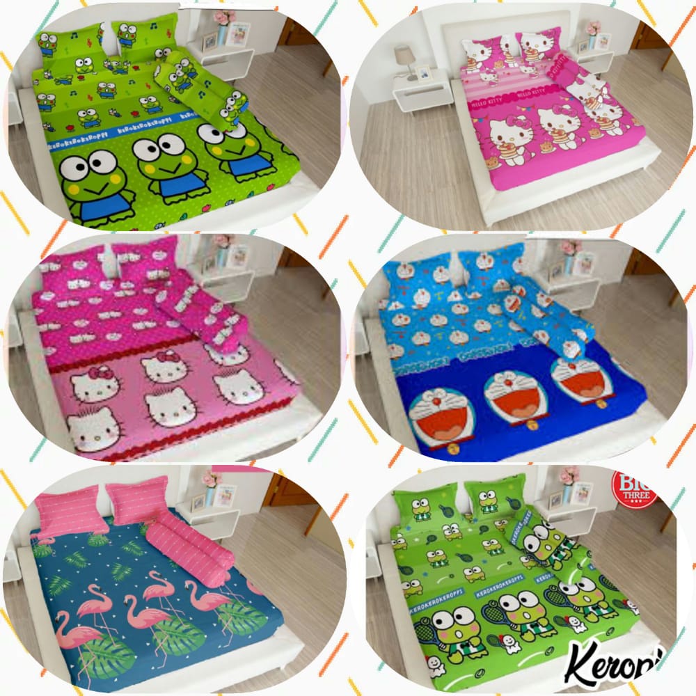 Sprei Lady Rose 180x200 - All Karakter Anak Perempuan Dan Laki Laki / Sprei King