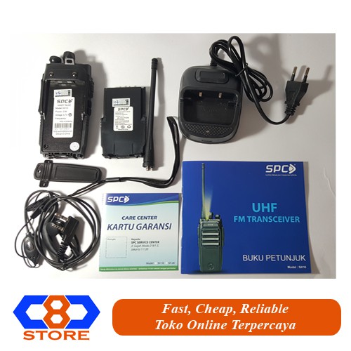 Handy Talkie ( HT ) SPC SH10 UHF Walky Talky / SH 10 RESMI