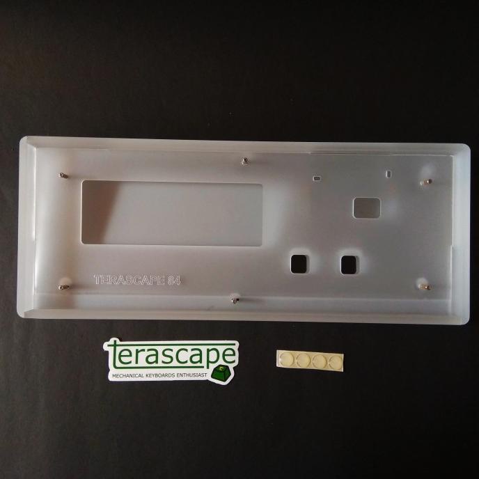 TERBARU|NEW STOCK|READY STOCK|BIG SALE CASE DAXA M84 PRO ACRYLIC TOFU LOOK LAYOUT 80 MECHANICAL KEYB