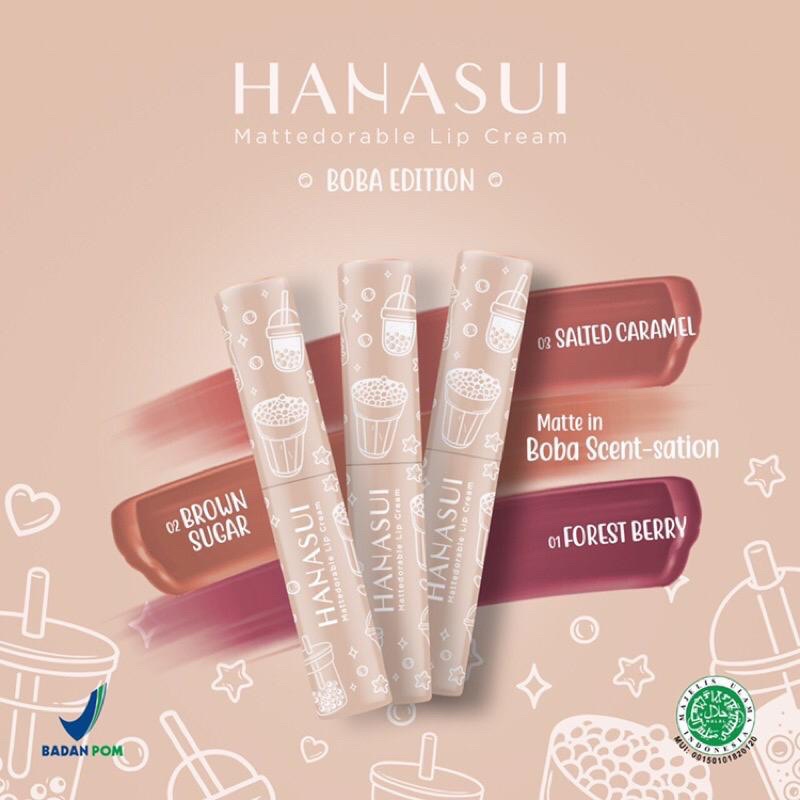 [READY] Hanasui Mattedorable Lip Cream BOba | Matte Dorable LipCream bibir &amp; blush on|lip and cheek