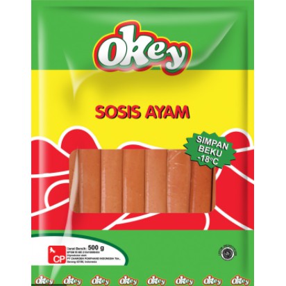 

Sosis Okey 500g isi 15 pcs