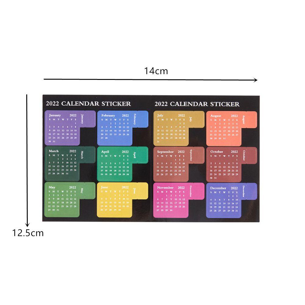 Top Index Label Scrapbooking Dekorasi Organizer Tulisan Tangan Planner Kalender 2022