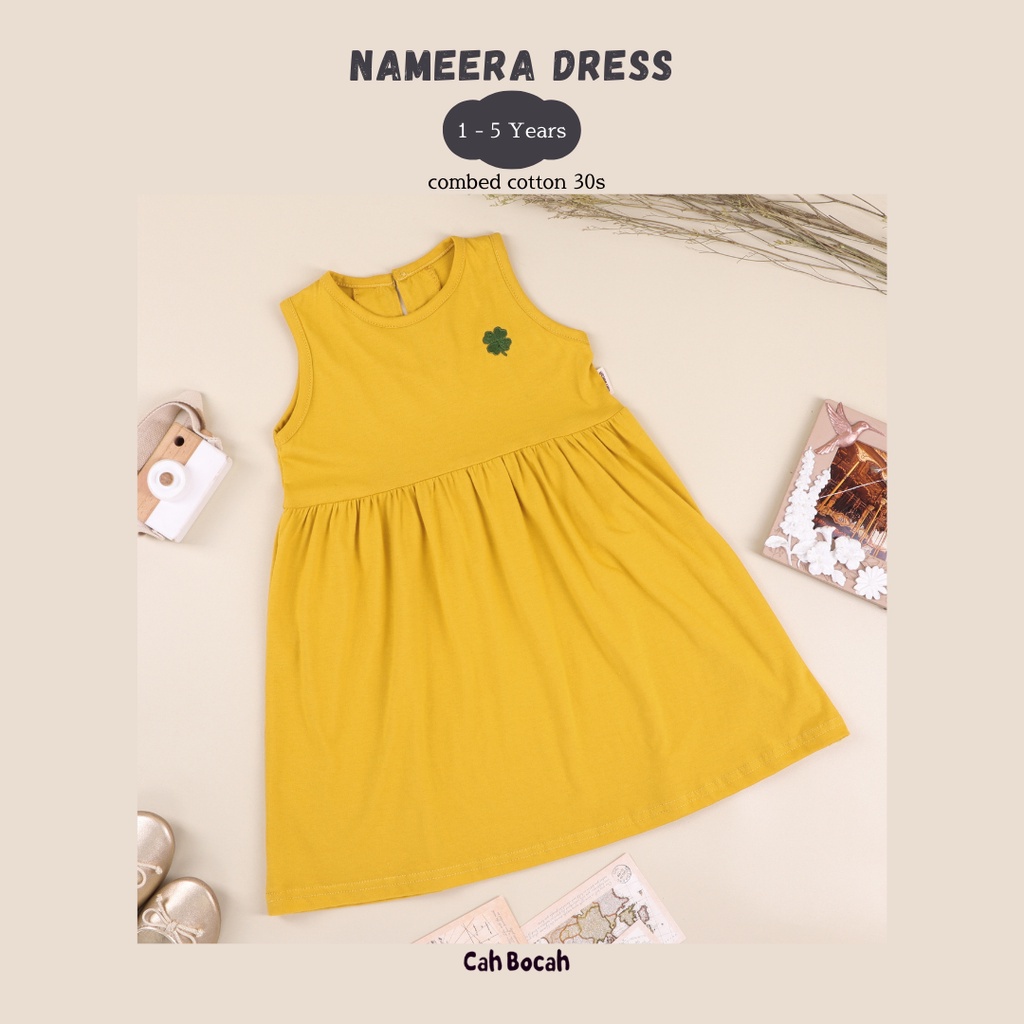 NAMEERA DRESS  ANAK PEREMPUAN BAJU ANAK PEREMPUAN FASHION ANAK PEREMPUAN 1-5 TAHUN