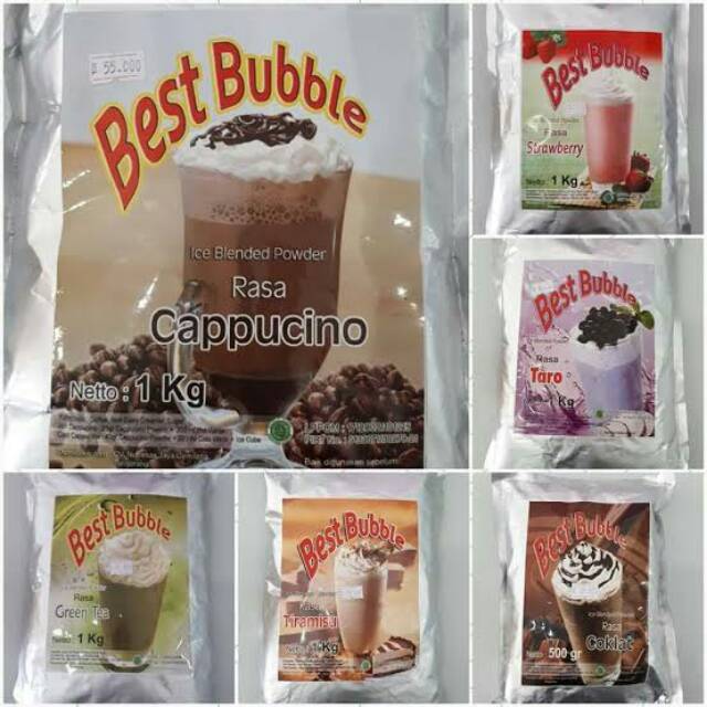 

Bubuk Minuman Aneka Rasa 500gr/Best Bubble Drink Powder/Bubuk Minuman