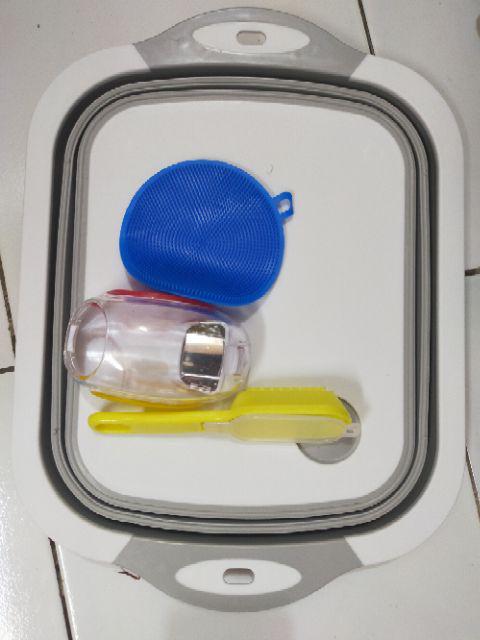 Talenan Lipat Wadah Baskom / Folding Drain