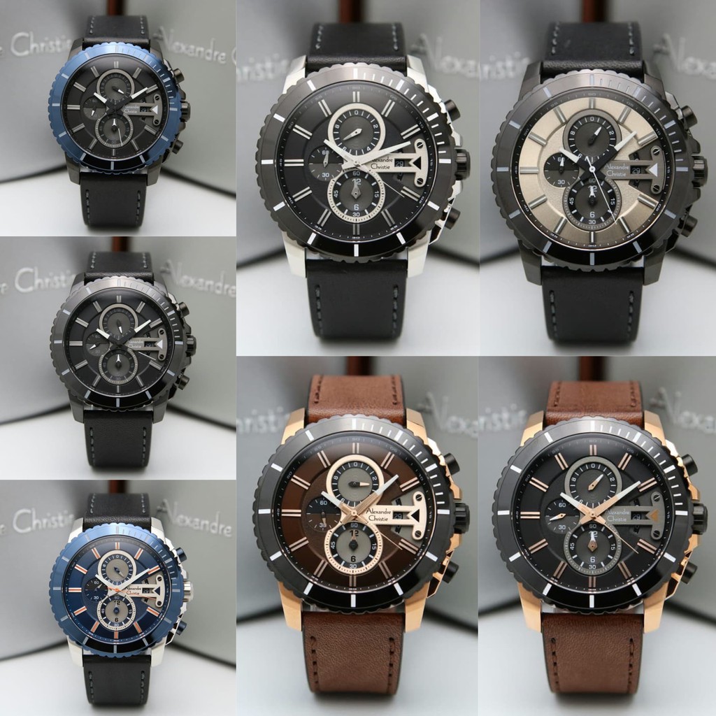 JAM TANGAN PRIA ALEXANDRE CHRISTIE AC 6527 MC ORIGINAL