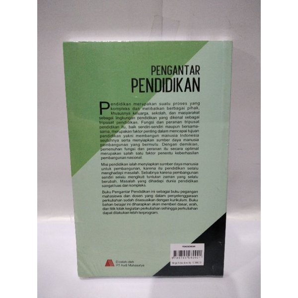 (ORIGINAL) BUKU PENGANTAR PENDIDIKAN UMAR TIRTARAHARJA