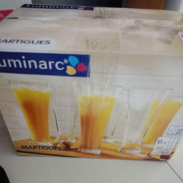 Luminarc Pilsner Martiques- Gelas Ice Tea- Gelas Jus  11 0z Import Produk