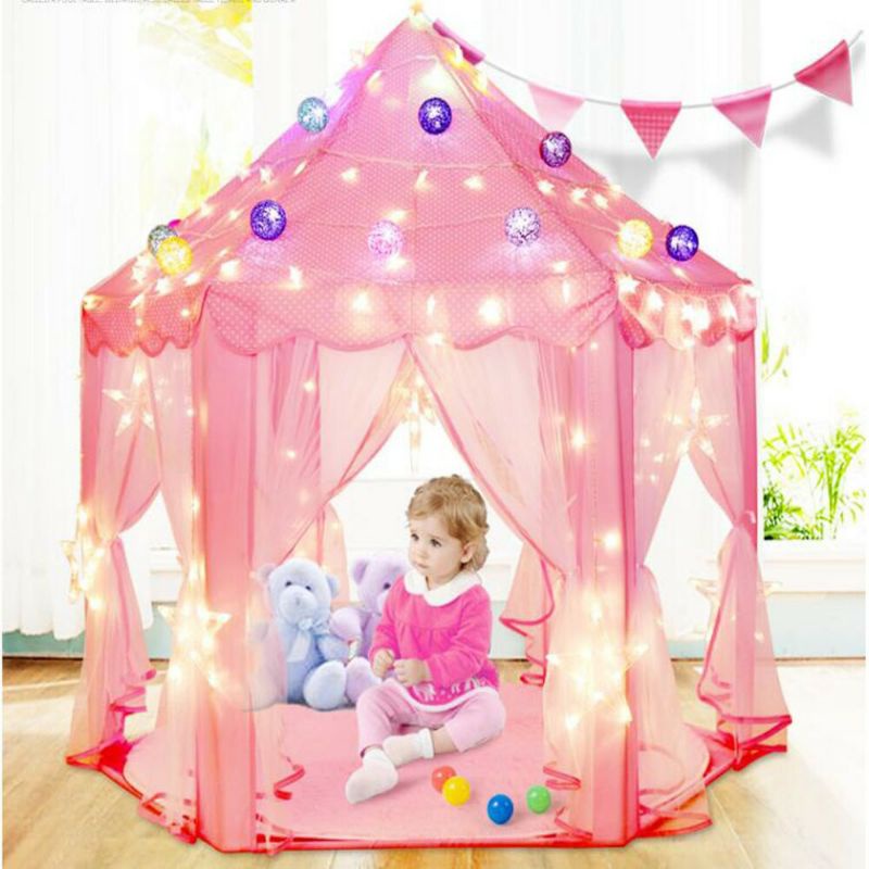 Tenda Anak GAZEBO Princess Rumah Indoor Outdoor Model Gazebo Portable