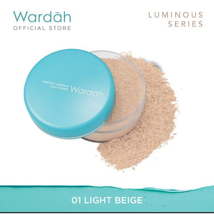 ✿ELYSABETHME✿ 🅆 🄰 🅁 🄳 🄰 🄷 Wardah Everyday Luminous Face powder bedak premium anti wajah berminyak kosmetik halal