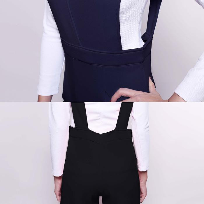 99H7- Lominsa Overall Jumpsuit Playsuit Celana Wanita Jp237 - Putih