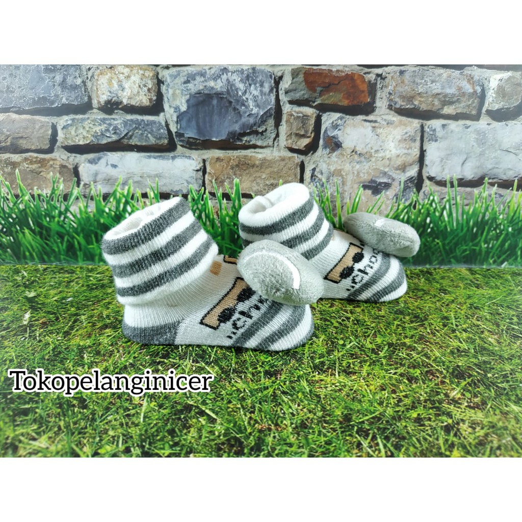 Kaos Kaki donat Karakter untuk  0-12Bulan 3D Tokopelanginicer