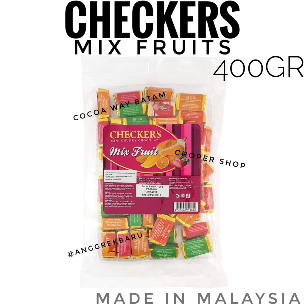 

Checkers Chunky Fruit 300gram