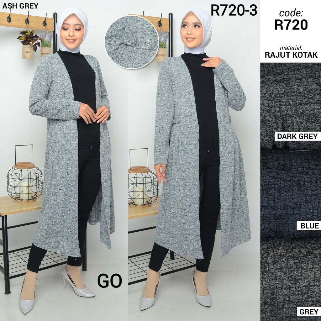 gof LINA CARDY Cardigan Wanita Murah Baju Outher Wanita Cardigan Lengan Panjang