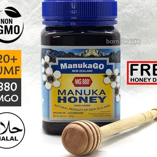 

MANUKA HONEY MGO 880+ 500 Gram UMF 20+ MADU MANUKA IMPORT NEW ZEALAND