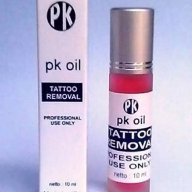 

Obat penghapus tato permanen asli original PK OIL penghilang tatto