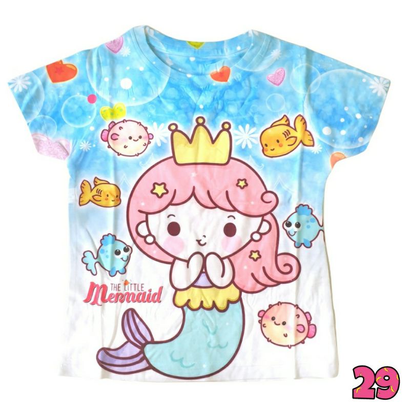 Coco Ice Kaos Anak Mermaid