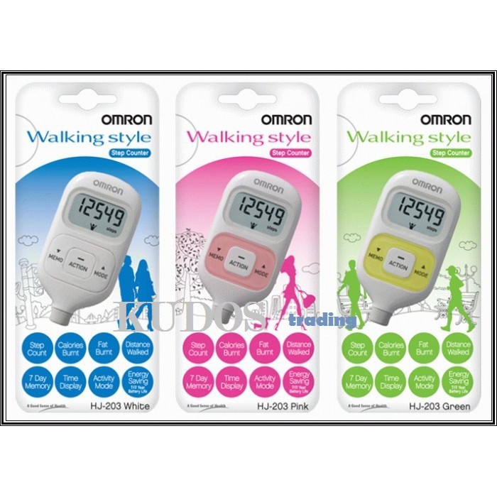 OMRON HJ 203 PEDOMETER PENGHITUNG KALORI