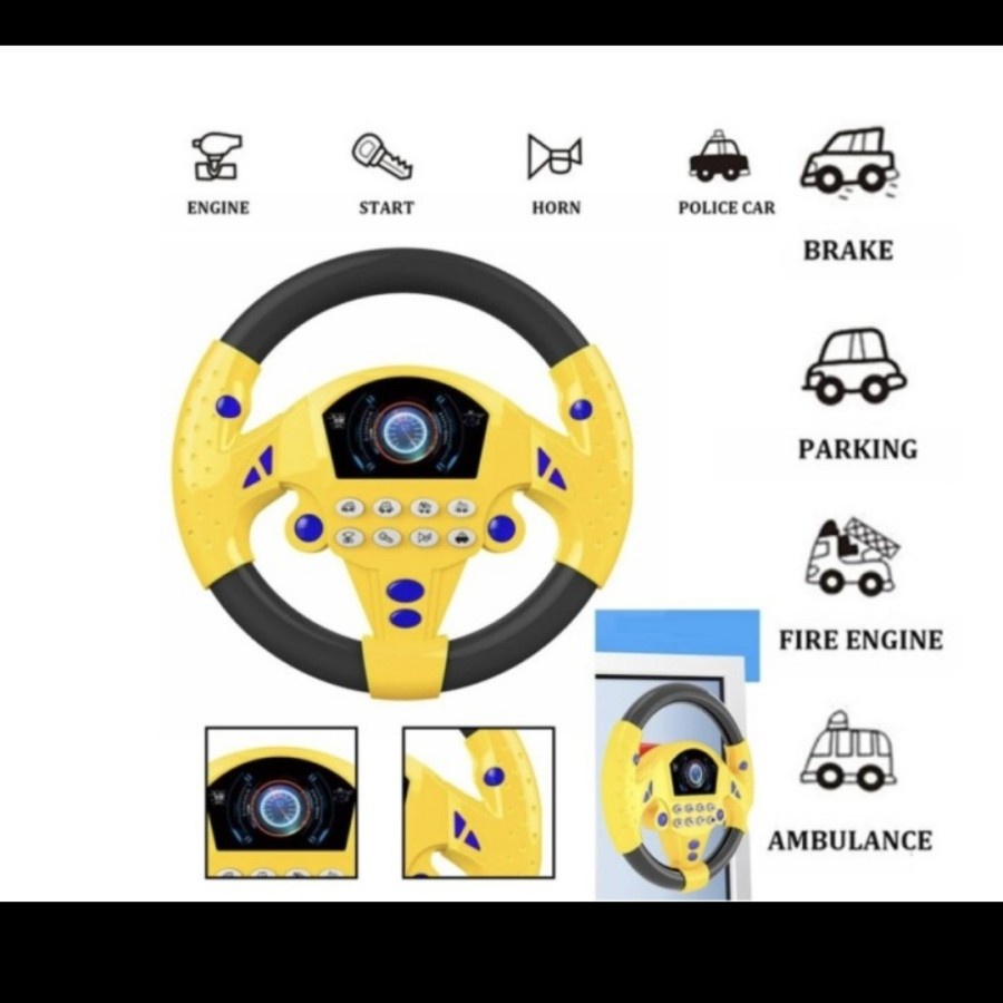 (GROSIR TERMURAH) MAINAN SETIR-SETIRAN MOBIL-MAINAN stir mobil steering wheel