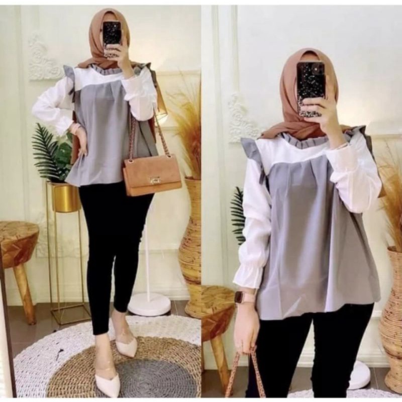 julie top blouse / atasan wanita
