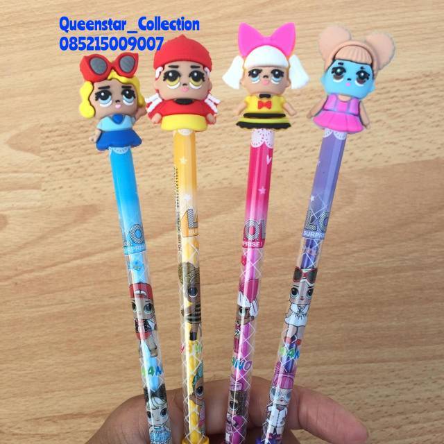 

Pensil Cabut Cabut LOL UNICORN CAPT AMERICA SPIDERMAN