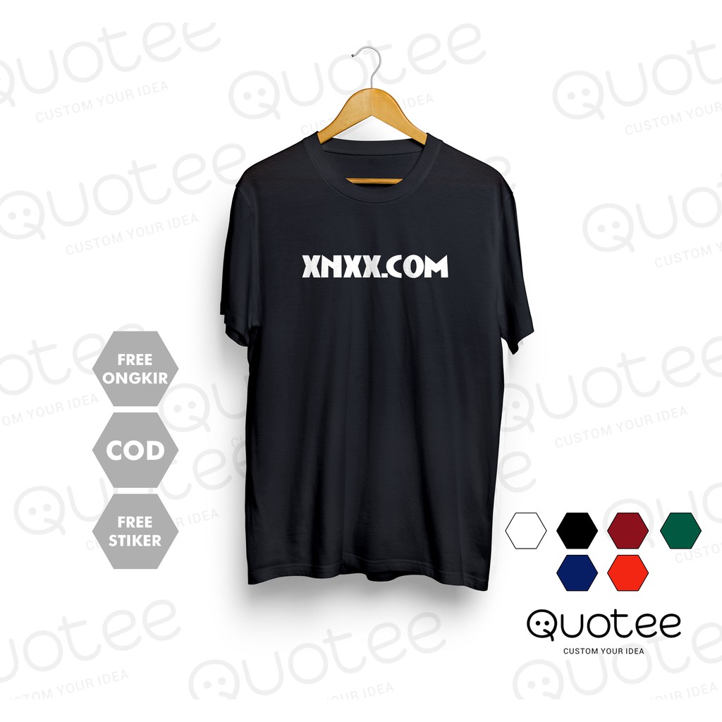 Kaos Tshirt Baju Obral Murah Combed 30S Distro XNXX.COM XNXX polos custom indonesia pria wanita COD