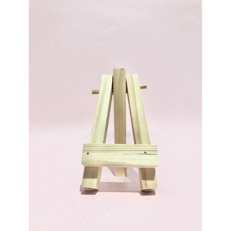 Mini Easel Pajangan Foto Tripod Holder Kayu Korean Aesthetic Homedecor