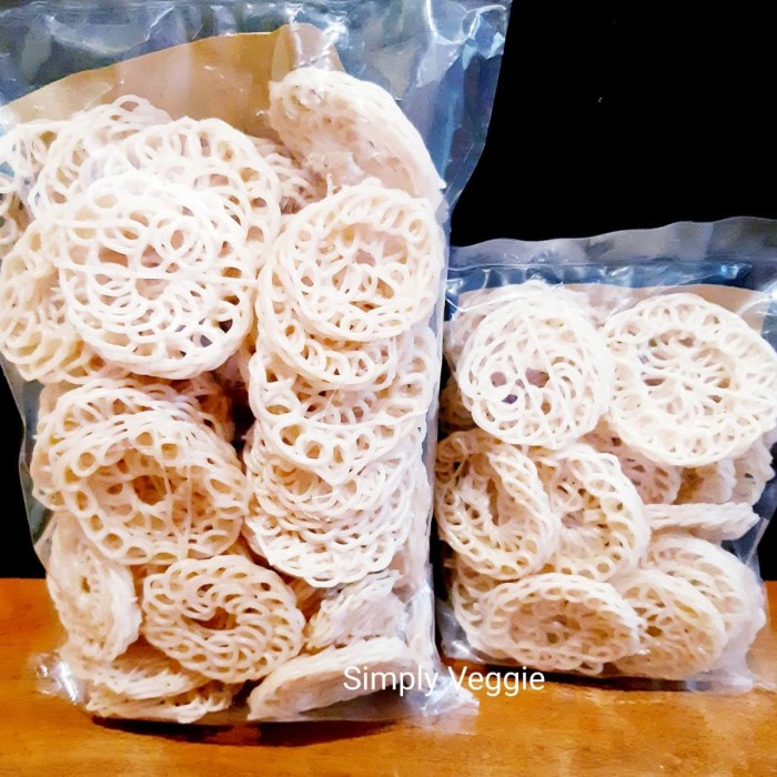 

vd201gf Kerupuk Vegetarian Keriting Jumbo 500G / Krupuk Vegetarian / Vegan Dscscv