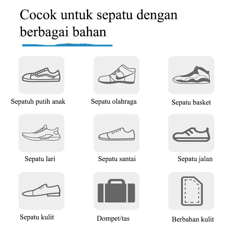 Shoes Cleaner 250 gram Pembersih Penghalang Noda Sabun Deterjen Cuci Tas Topi Kulit Kanvas