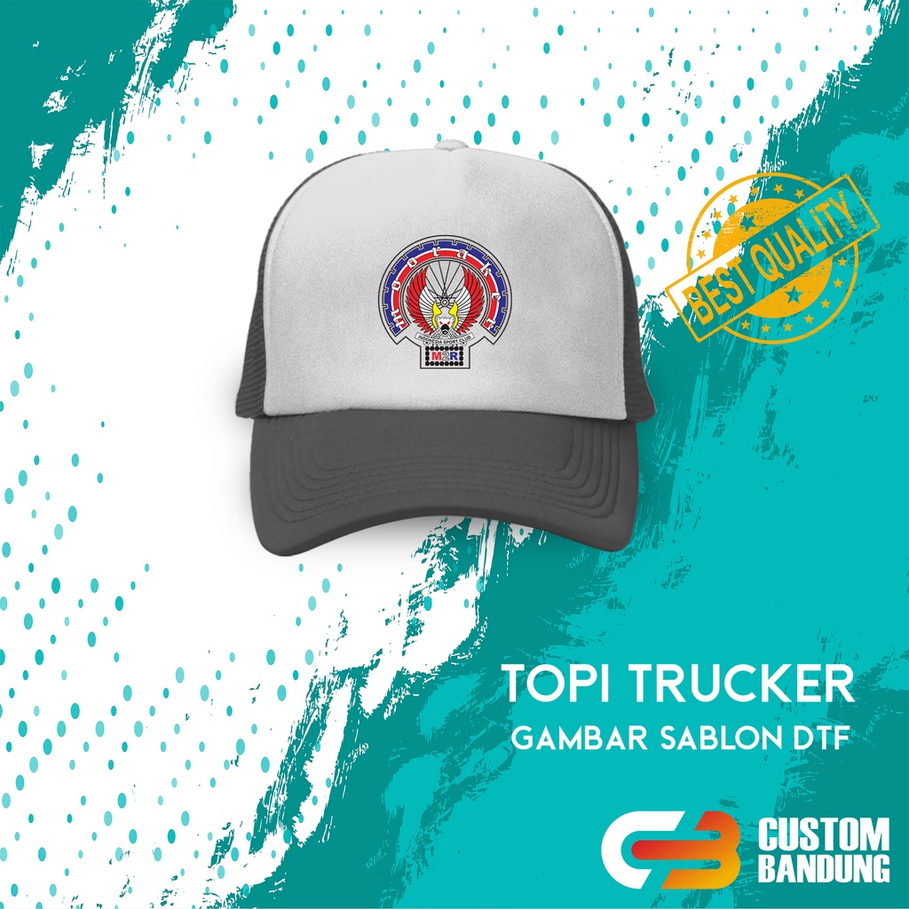 Topi Trucker MOONRAKER 2 Topi Jaring GBR Pria Wanita Bisa COD Original High Quality