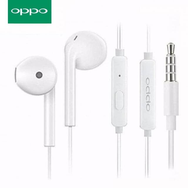 HANDSFREE / HEADSET / EARPHONE / HF OPPO ORIGINAL COPOTAN 100% JAMINAN