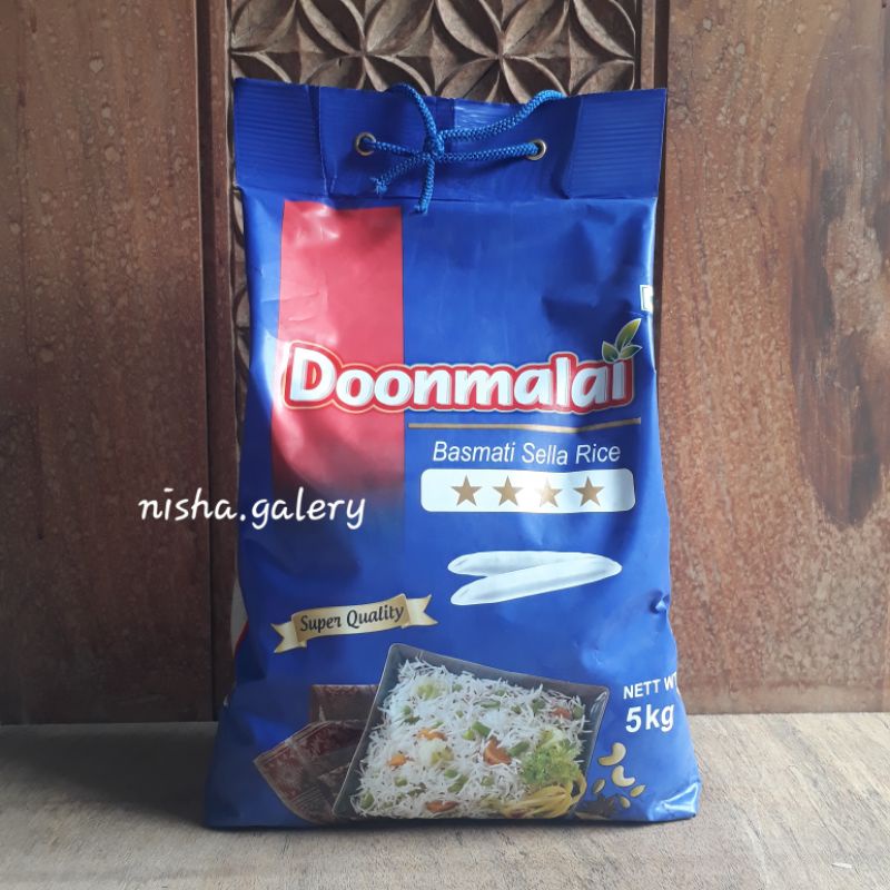 

Beras Basmati Abooya Doonmalai 5 kg Creamy Sella Putih