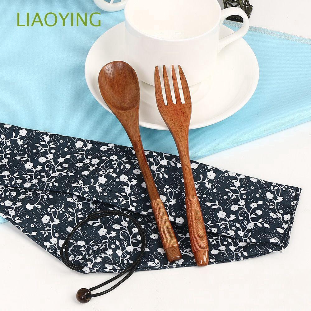 3Pcs Set Sendok Kayu Natural Handmade Gaya Jepang 3Pcs Set Sendok Kayu Natural Handmade Gaya Jepang