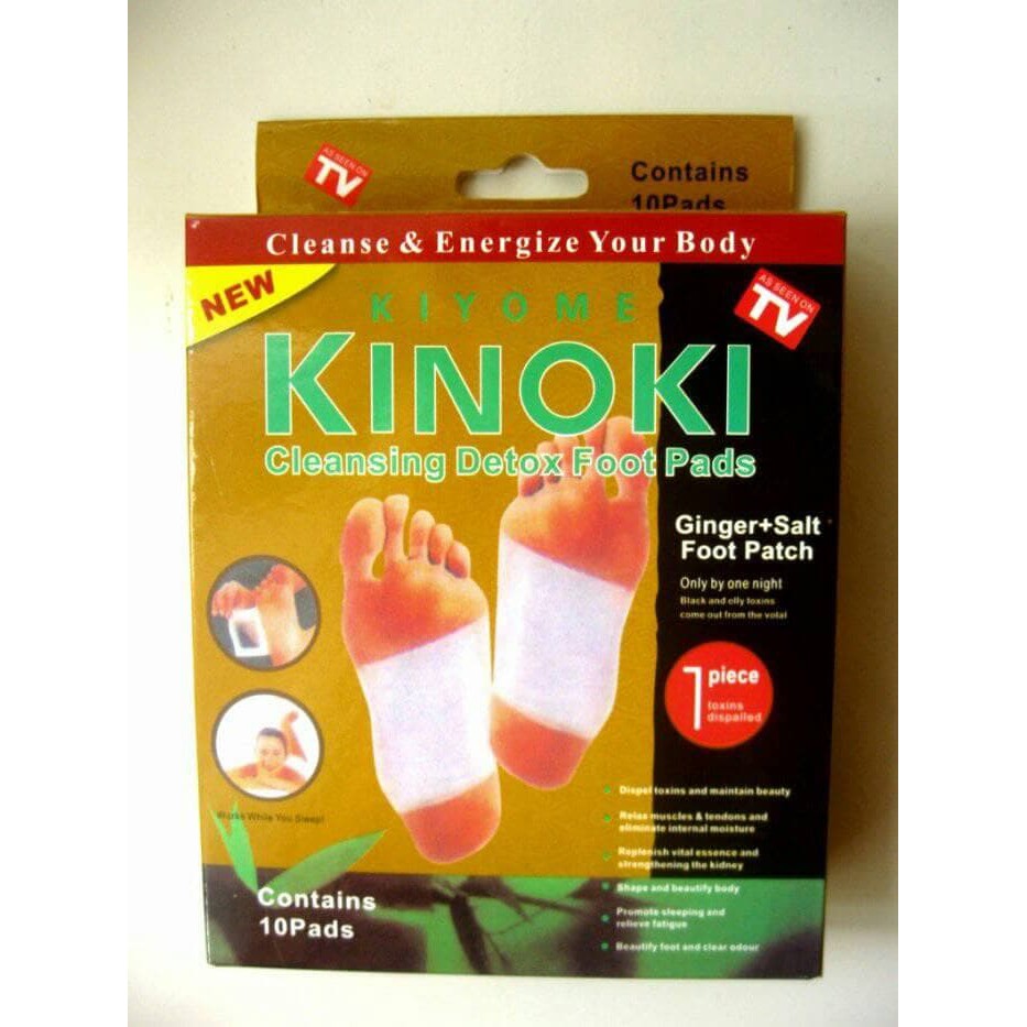 1 Box 10 Pcs Kinoki White Detox Original Kinoki Detox Foot Pads Koyo Kaki Herbal 1 Box Isi 10 Pcs