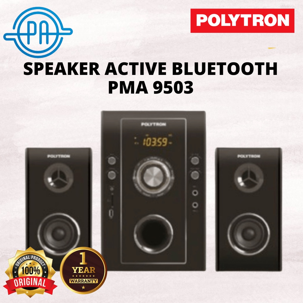 SPEAKER AKTIF MULTIMEDIA POLYTRON PMA 9503 PMA9503 / 9523 BLUETOOTH