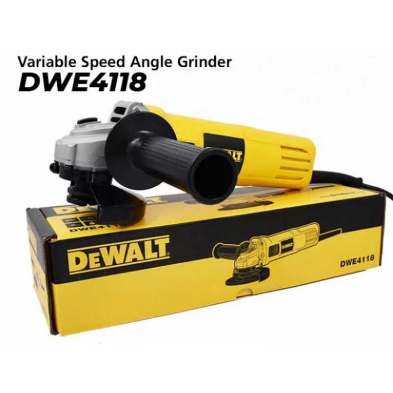 DEWALT DWE4118 gerinda tangan 4 inch VARIABLE SPEED