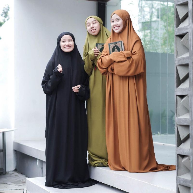MUKENA Alila by Hijab Alila Mukena Jumbo polos Mukena Ramallah